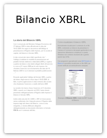 bilancio xbrl