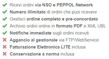 codice peppol nso online