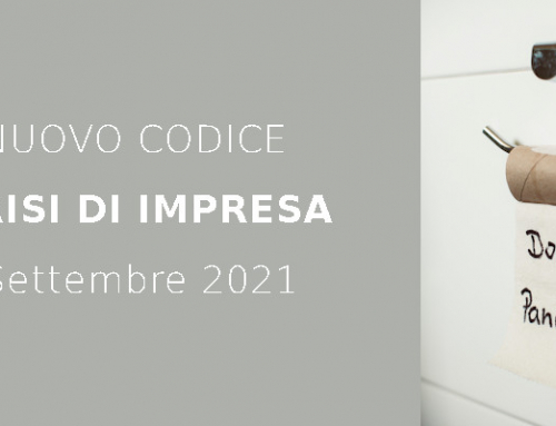 Crisi di impresa DSCR in vigore da Settembre 2021