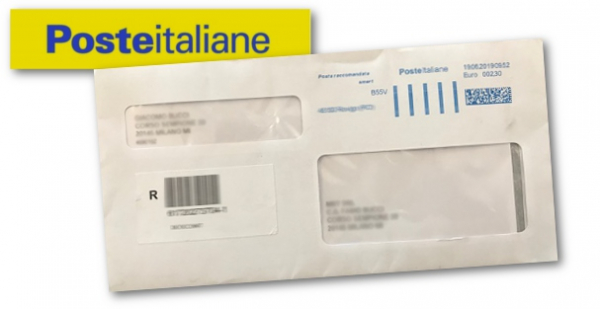Raccomandata online via Poste Italiane Certificazione - MKT