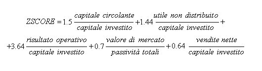 formula zscore basilea 3 formula Zscore calcolo rating basilea 3
